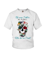 Of course I talk to my plants Youth T-Shirt tile
