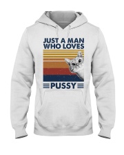 Just a man who loves Hooded Sweatshirt tile