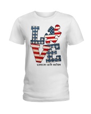 Love America Ladies T-Shirt tile