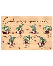 God says you are 17x11 Poster front