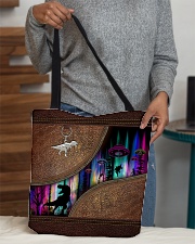 Dinosaur pattern print All-over Tote aos-all-over-tote-lifestyle-front-10