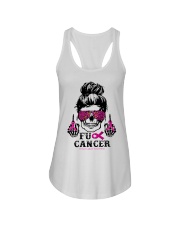 Breast Cancer Ladies Flowy Tank tile