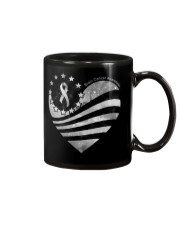 American flag heart Mug tile