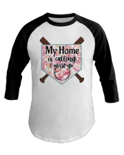 My home is calling I must go Baseball Tee tile