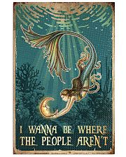 I wanna be where the people aren't 11x17 Poster front