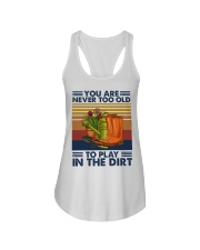 You are never too old Ladies Flowy Tank tile