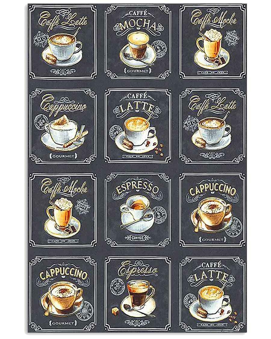 Vintage coffee poster 11x17 Poster