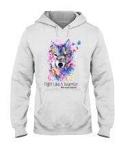 Fight like a warrior Hooded Sweatshirt tile