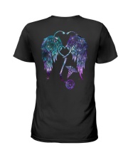 Nurse wings Ladies T-Shirt back