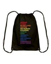 Science is real Drawstring Bag tile