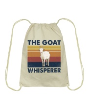 The goat whisperer Drawstring Bag tile