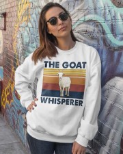 The goat whisperer Crewneck Sweatshirt lifestyle-unisex-sweatshirt-front-3