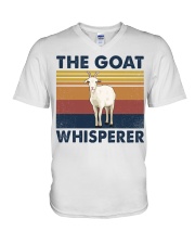 The goat whisperer V-Neck T-Shirt tile