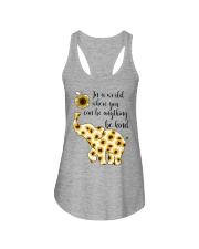 In a world where you can be anything be kind Ladies Flowy Tank tile