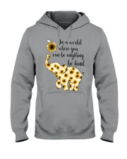 In a world where you can be anything be kind Hooded Sweatshirt tile