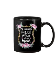 My favorite police officer calls me mom Mug tile