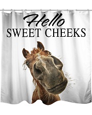 Hello sweet cheeks Shower Curtain front