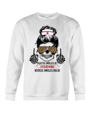 Death smiles at everyone Crewneck Sweatshirt tile