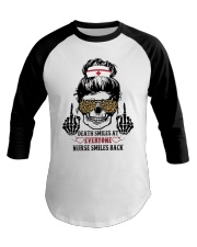 Death smiles at everyone Baseball Tee tile