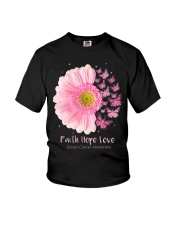 Faith hope love Youth T-Shirt tile