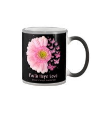 Faith hope love Color Changing Mug tile