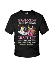 Scrapbooking fills my days Youth T-Shirt tile
