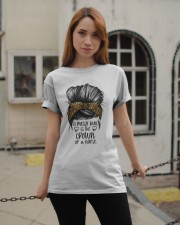 A messy bun Classic T-Shirt apparel-classic-tshirt-lifestyle-19