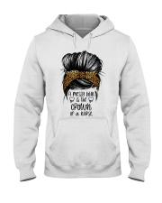 A messy bun Hooded Sweatshirt tile