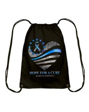 Hope for a cure Drawstring Bag tile