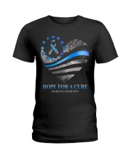 Hope for a cure Ladies T-Shirt tile