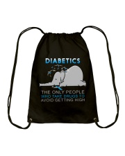 Diabetes the only people Drawstring Bag tile