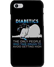 Diabetes the only people Phone Case tile