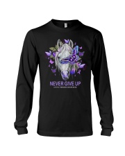 Never give up Long Sleeve Tee tile