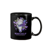 Never give up Mug tile