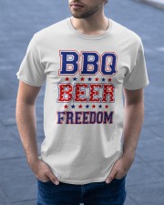 Bbq Beer Freedom Classic T-Shirt apparel-classic-tshirt-lifestyle-front-46