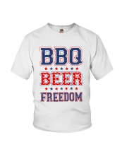 Bbq Beer Freedom Youth T-Shirt tile