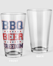 Bbq Beer Freedom Pint Glass tile