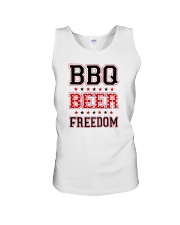 Bbq Beer Freedom Unisex Tank tile