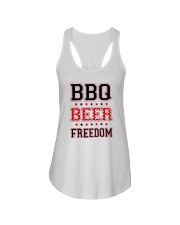 Bbq Beer Freedom Ladies Flowy Tank tile