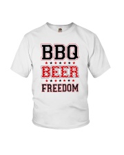 Bbq Beer Freedom Youth T-Shirt tile