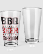 Bbq Beer Freedom Pint Glass tile