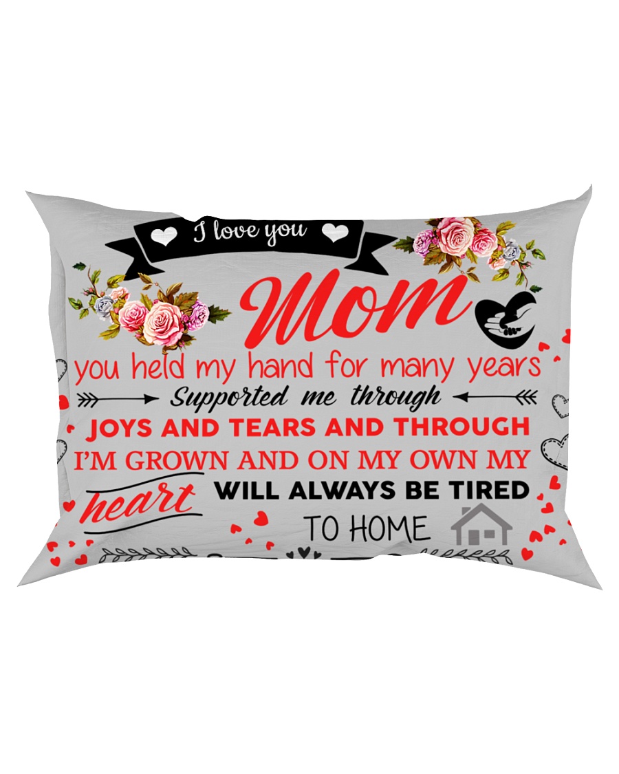 Dear Mom gift pillow Rectangular Pillowcase
