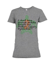 PCD Middle Finger B Premium Fit Ladies Tee thumbnail
