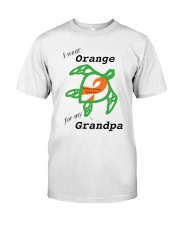 I wear Orange for my Grandpa b Premium Fit Mens Tee thumbnail