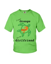 I wear Orange for my Girlfriend b Youth T-Shirt thumbnail