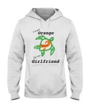 I wear Orange for my Girlfriend b Hooded Sweatshirt thumbnail