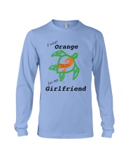 I wear Orange for my Girlfriend b Long Sleeve Tee thumbnail