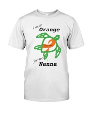 I wear Orange for my Nanna b Premium Fit Mens Tee thumbnail