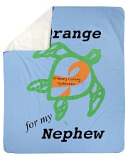 I wear Orange for my Nephew b Sherpa Fleece Blanket - 50" x 60" thumbnail