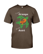 I wear Orange for my Aunt Premium Fit Mens Tee thumbnail